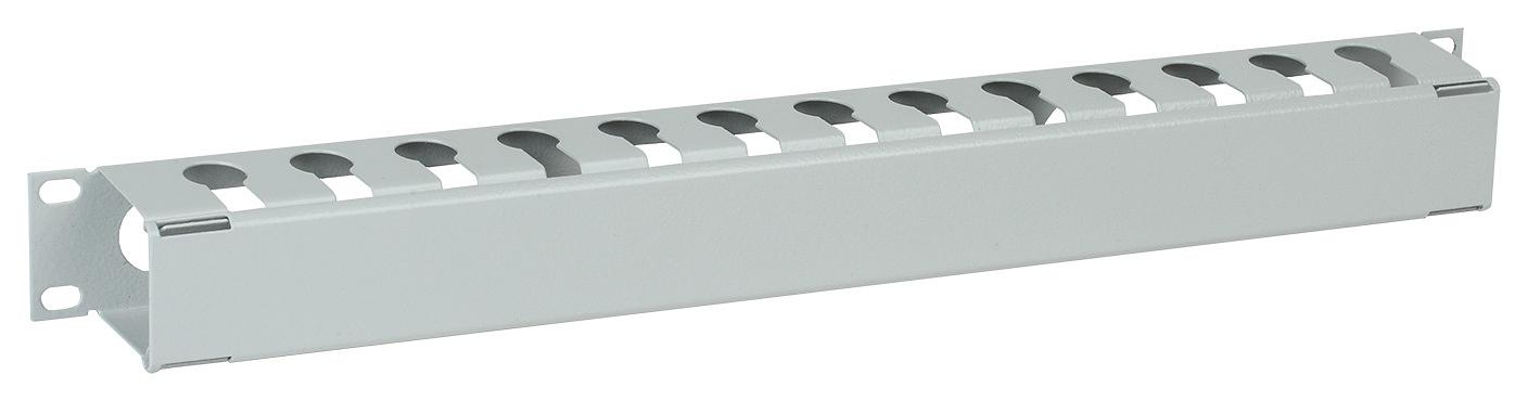 Кабельный органайзер Горизонтальный ITK CO35-1MCM односторонний 1U шир.:19" глуб.:40мм фото 1