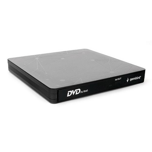 Внешний DVD-привод Gembird DVD-USB-03 USB 3.0 пластик, черный (DVD-USB-03) (271651) {20} фото 1