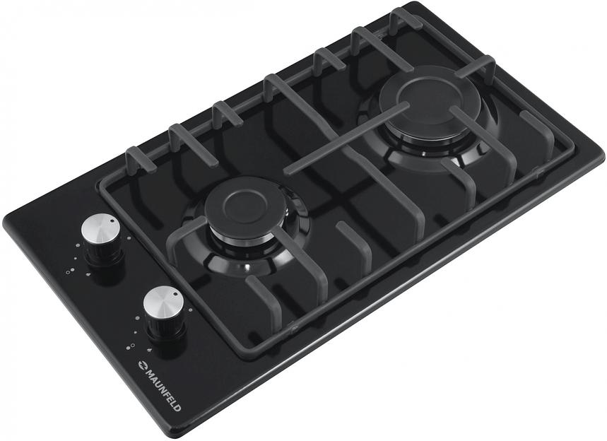Газовая варочная поверхность Maunfeld EGHE.32.3EB\G черный фото 4