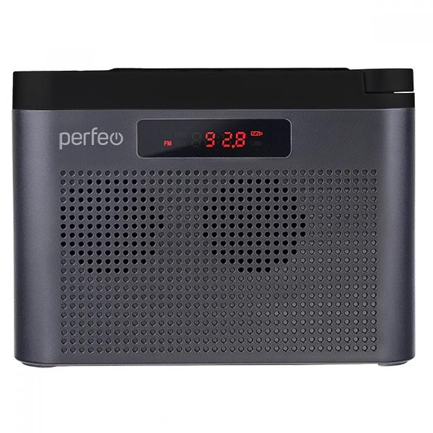 Perfeo радиоприемник цифровой ТАЙГА FM+ 66-108МГц/ MP3/ встроенный аккум,USB/ серый (I70GR) [PF_C4941] фото 1