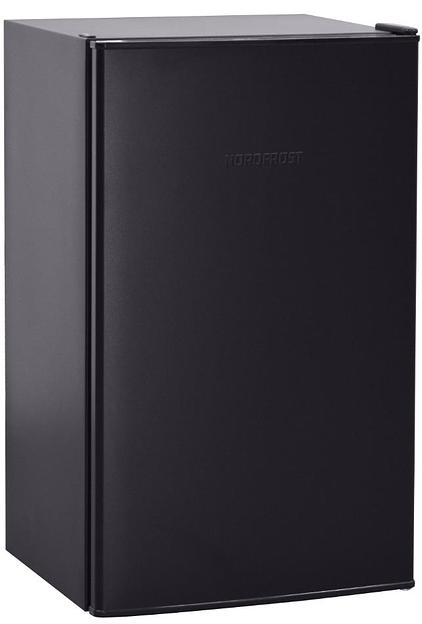 Холодильник Nordfrost NR 403 B черный матовый однокамерный 100/11л морозилка сверху фото 1