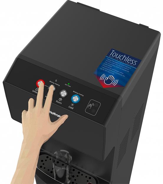 Кулер Hotfrost V450 AMI напольный компрессорный черный фото 6