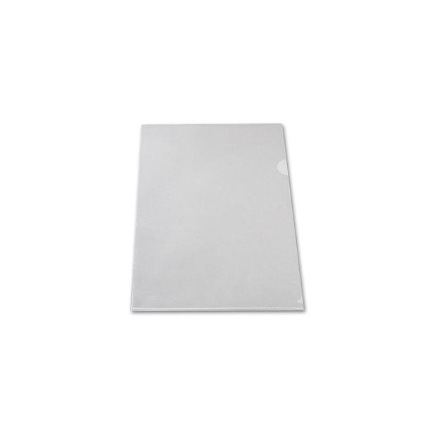 Папка-уголок Бюрократ -E310/1CLEAR, A4, пластик, 0.18мм, прозрачный фото 1