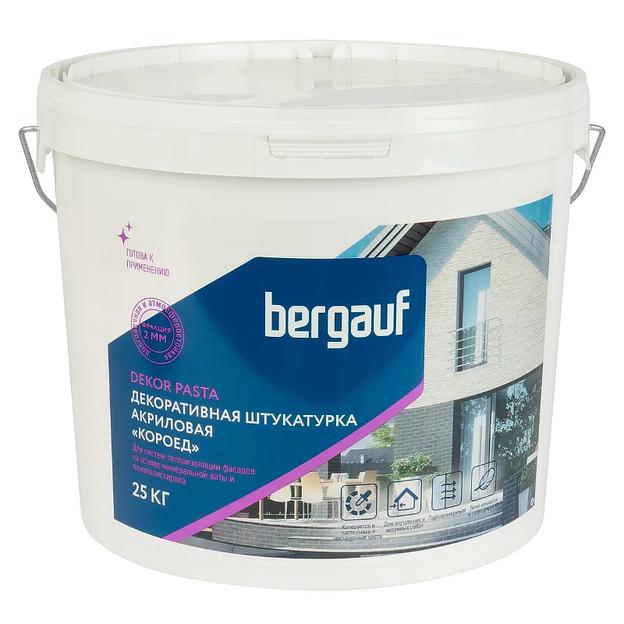 Штукатурка декоративная Bergauf Dekor Pasta короед 2мм 25кг фото 1