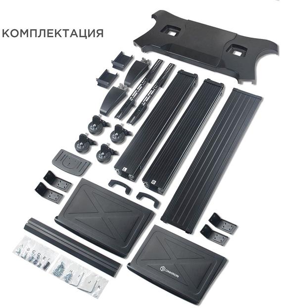 Подставка для телевизора Onkron TS2811 черный 60"-100" макс.147.8кг напольный мобильный фото 7