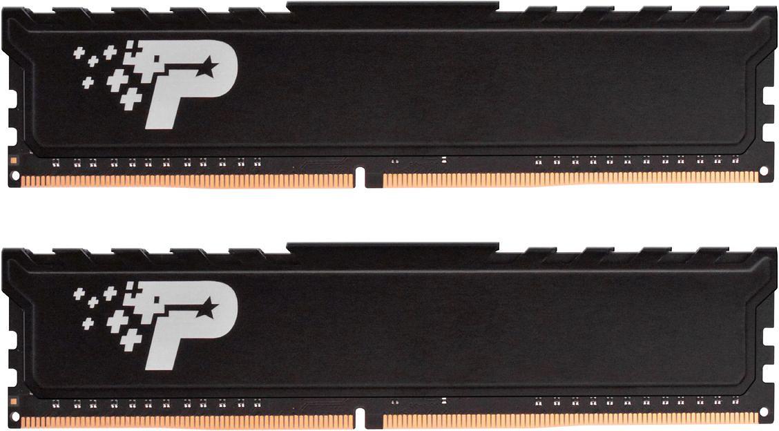 PATRIOT SL Premium DDR4 8GB (2x4GB) 2666MHz (PC4-21300) UDIMM kit W/HEATSHIELD EAN: 814914025789 фото 1