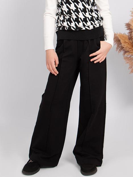 Брюки для девочки Соль&Перец чёрный, арт.SP2001 ОПТ фото 3