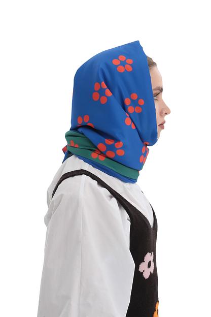 Утеплённая косынка «Танец. Вид сверху» фото 5