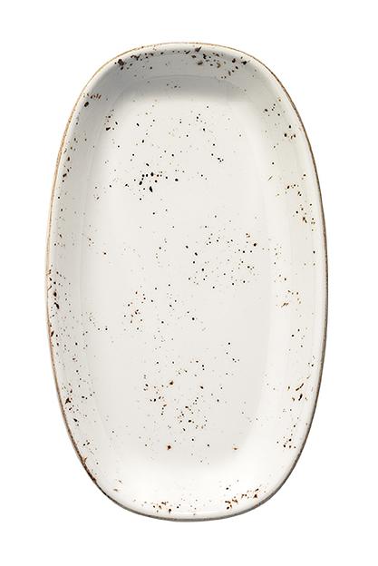 Блюдо овальное 150*85 мм. Грейн, форма Гурмэ /1/12/ фото 1