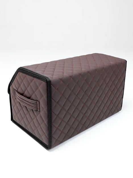 Органайзер в багажник для автомобиля коричневый ОПТ фото 3