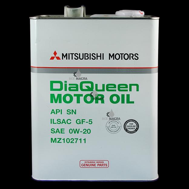 Масло моторное Mitsubishi DiaQueen SN/GF-5 0W20 фото 1