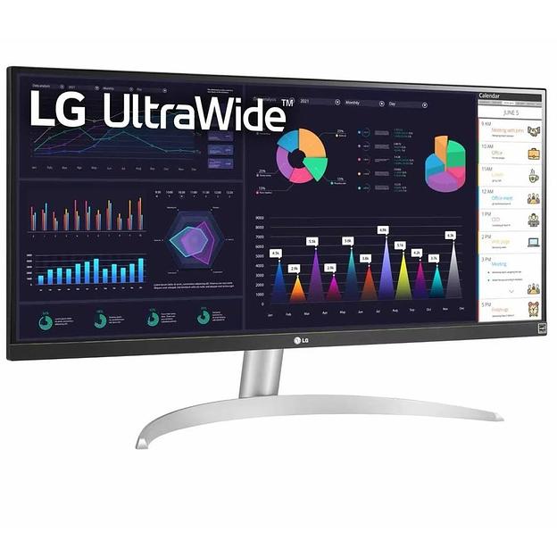 Монитор LG UltraWide 29WQ600-W 29", серебристый [29wq600-w.aruz] фото 3