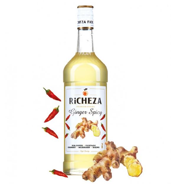 Сироп "Richeza" имбирь спайси 1л фото 1