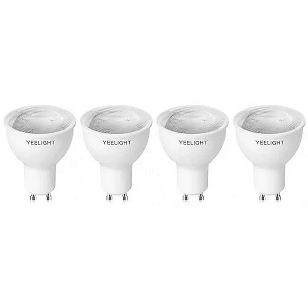 Умная лампа Yeelight Essential W1 GU10 4.5Вт 350lm Wi-Fi (упак.:4шт) (YGYC0120005WTEU) фото 1