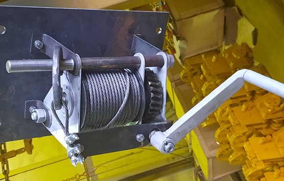 Лебедка ручная тросовая г/п 0.08 тн фото 1