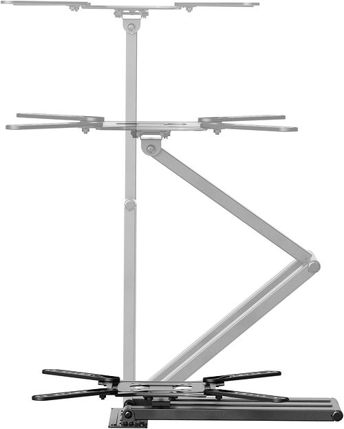 Кронштейн для телевизора Ultramounts UM960 черный 23"-65" макс.35кг настенный поворот и наклон фото 6