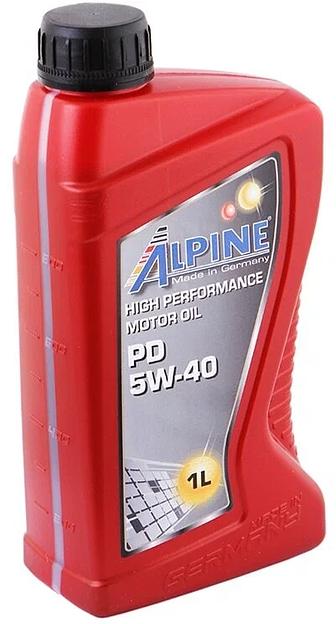 Масла для двигателей Alpine PD 5W-40, 1 л, опт фото 1