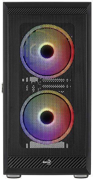 Корпус Aerocool Graphite-G-BK-v2 черный без БП ATX 3x140mm 2xUSB3.0 audio фото 1
