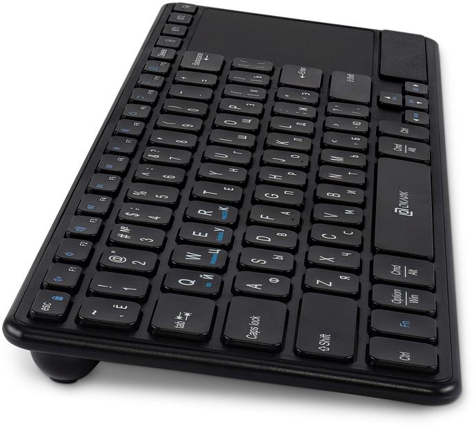 Клавиатура Оклик K614W черный USB беспроводная slim Multimedia Touch (1979327) фото 8