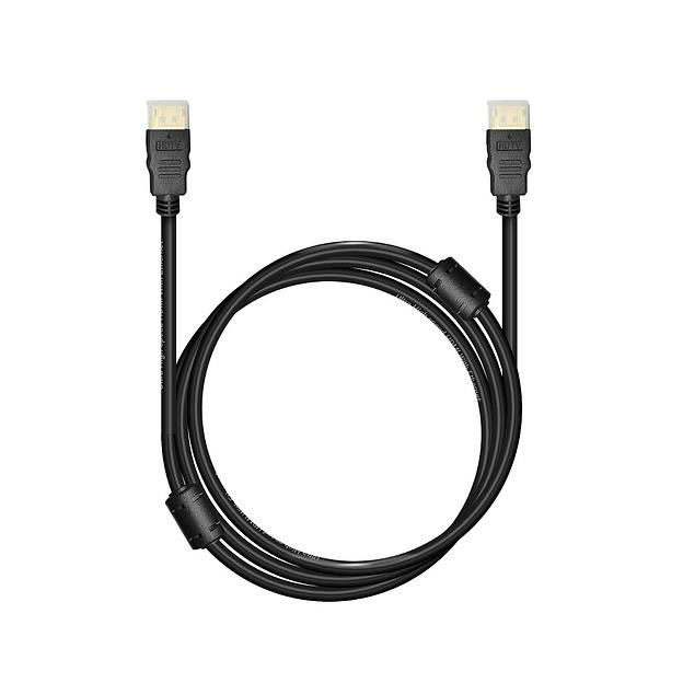 Bion Кабель HDMI v2.1, 19M/19M, 3D, 8K UHD, экран, ферритовые кольца, 1м, черный [BXP-HDMI21-010] фото 1