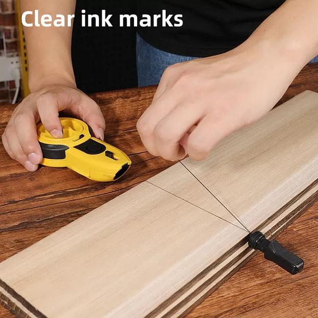 Измерительный и разметочный инструмент Deli Шнур разметочный отбивочный автоматический Deli DL23 элевационный, диапазон высоты 0,45-1,2м, резьба 5/8", чехол в комплекте фото 4