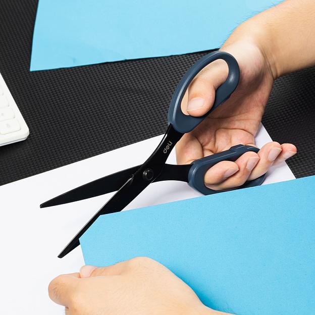 Ножницы Deli EZ501 офисные 210мм титановое покрытие сталь ассорти фото 8