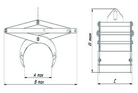 Захват для труб и брёвен фото 7