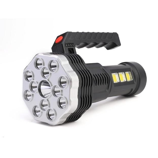 Ultraflash LED51537 (фонарь акк 4В, черн., 16LED, 3 Вт, 4 реж, Micro USB, бокс) фото 1