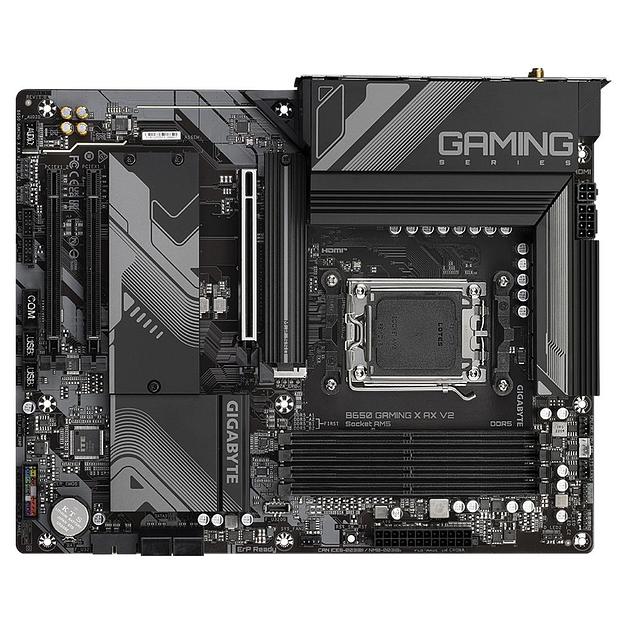 Материнская плата GIGABYTE B650 GAMING X AX V2, AM5, B650, 4*DDR5, DP+HDMI, 4 SATA 6 Гб/с, M2, Audio, Gb LAN, USB 3.2, USB 2.0, Type-C, COM*1 header, ATX (B650 GAMING X AX V2) фото 2