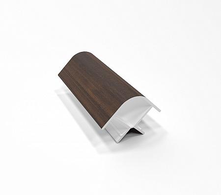 Угловое соединение 90 (9 орех темный) Н-100 универсальное фото 1
