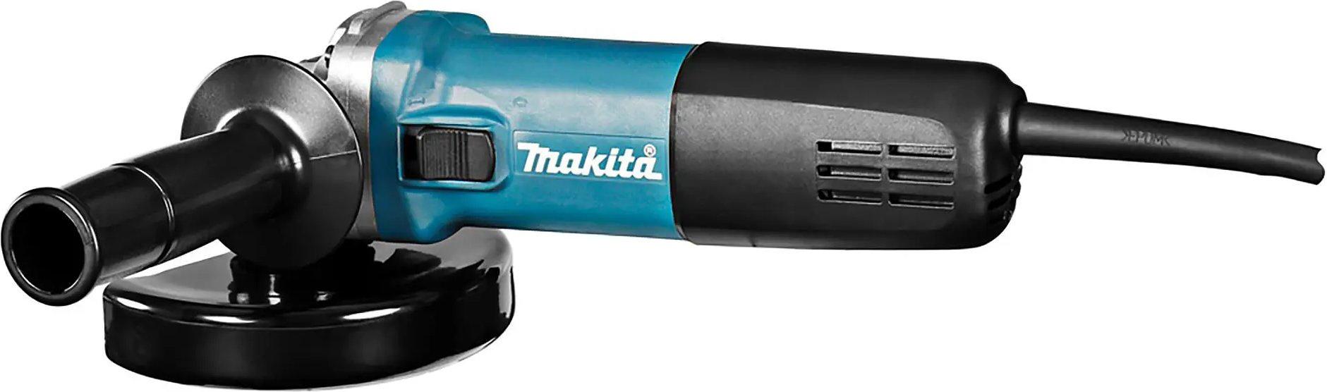 Makita 9558HNR Угловая шлифовальная машина ф125мм [9558HNR] {840Вт,11000об\м,1.6кг,кор,anti-restart,пл\п,доп.кожух} фото 2