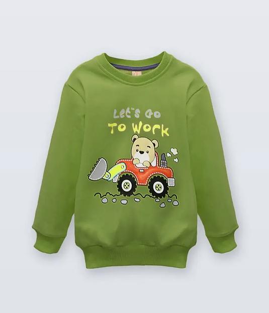 Свитшот детский с принтом 72367096 ОПТ фото 1