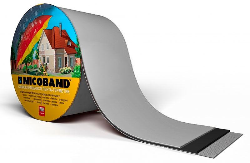 Лента NICOBAND самоклеящаяся герметизирующая 10х0,15 м фото 1