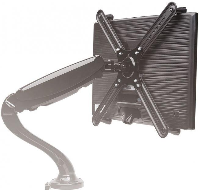 Кронштейн-адаптер для мониторов Arm Media LCD-M2 черный макс.7кг настольный поворот и наклон верт.перемещ. фото 1