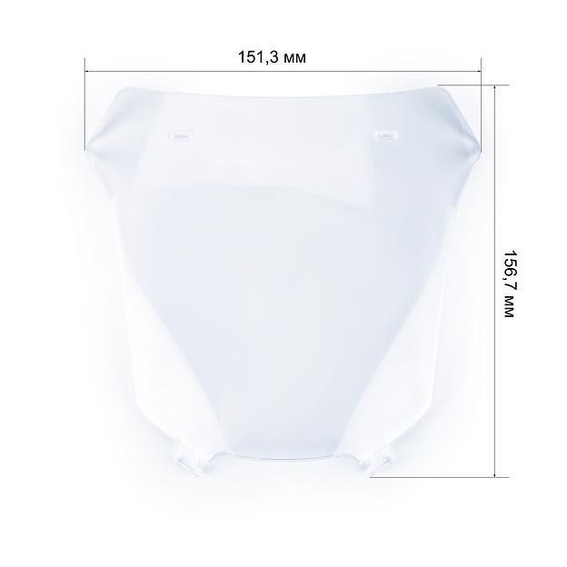 Поликарбонатное стекло 156,7х151,3х29,5 TopShield Foxweld 6596 фото 2