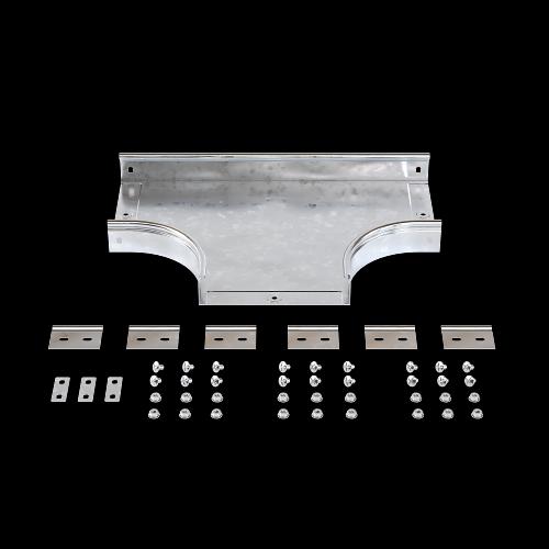 Dkc 36124K Ответвитель DPT Т-образный горизонтальный 200х50 в комплекте с крепежными элементами и соединительными пластинами фото 1