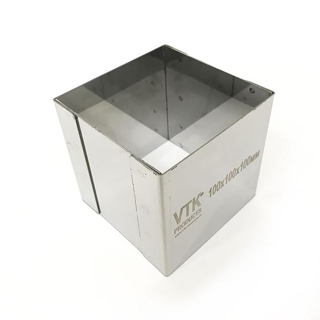 Форма для выпечки и заморозки Квадрат 100х100 мм высота 100 мм фото 2