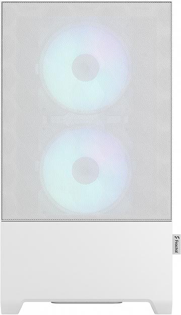 Корпус Fractal Design PoP Mini Air RGB White TG белый без БП ATX 3x120mm 2xUSB3.0 audio bott PSU фото 5