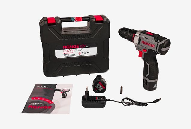 Аккумуляторная дрель шуруповёрт Range RCD12/1.5-PROMO фото 7