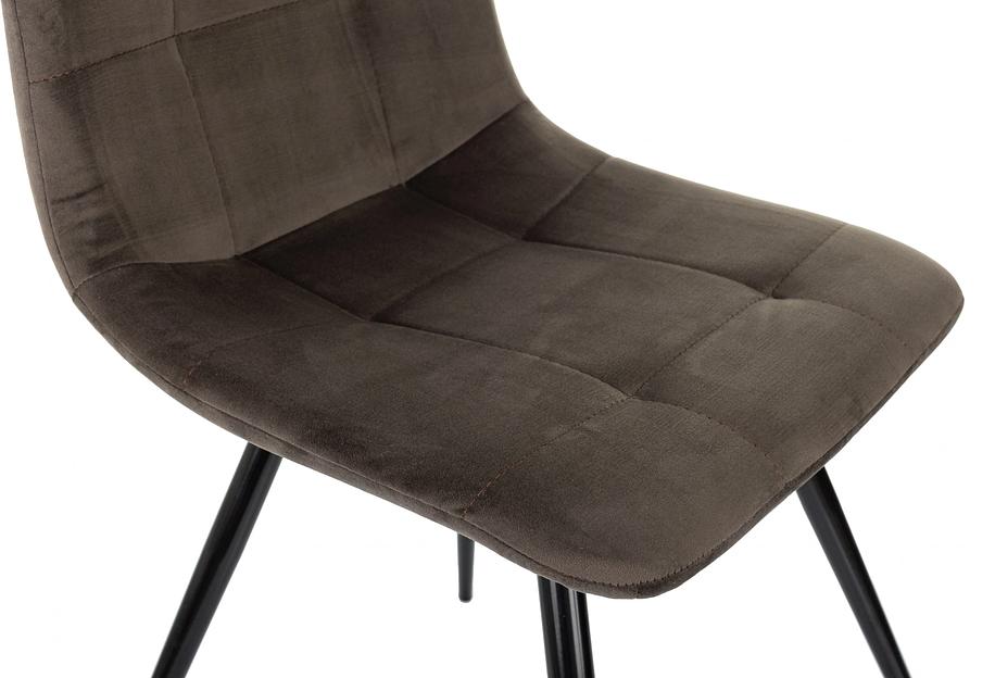 Стул для дома Бюрократ CH-K1_4 комплект 4шт коричневый Holland 74 металл черный на ножках (CH-K1_1/HL74_4) фото 7