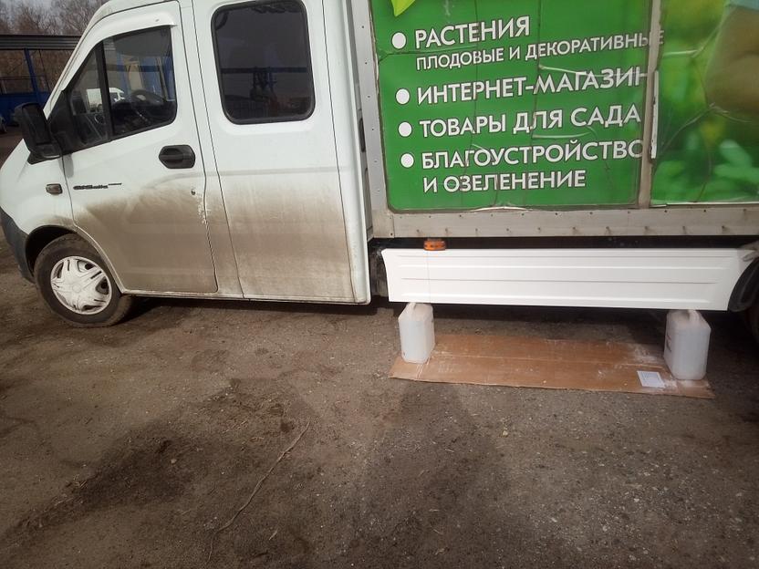 Боковая защита фургона, отбойник (длина 2750 мм) из стеклопластика ОПТ фото 7