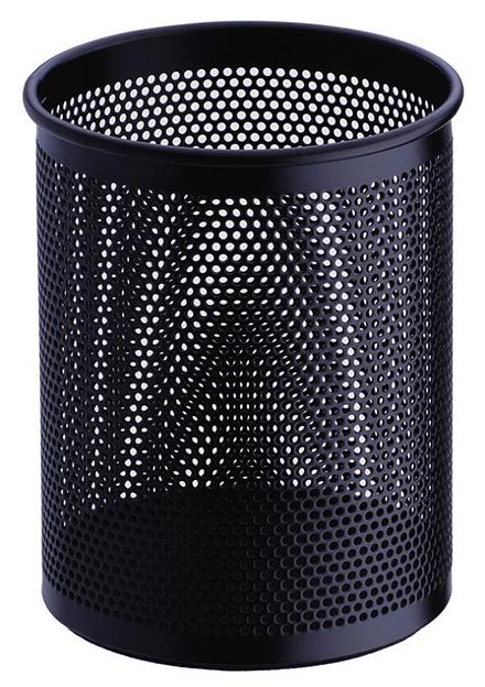 Подставка Deli E909 для пишущих принадлежностей черный металл сетка фото 1