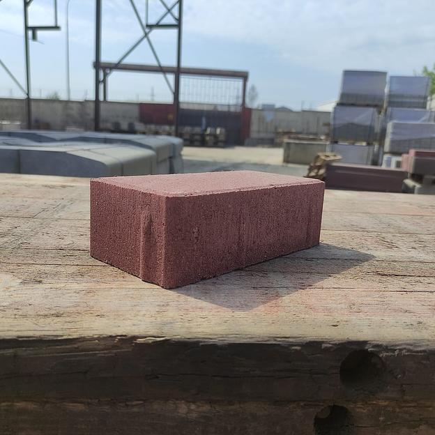 Тротуарная плитка «Кирпичик» 200х100х40 Цветной фото 4