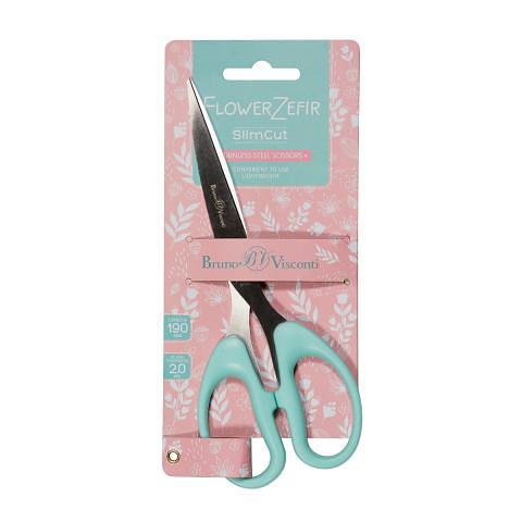 Ножницы 190 мм, особо прочные ручки, SlimCut Zefir, Bruno Visconti 60-0009 фото 1