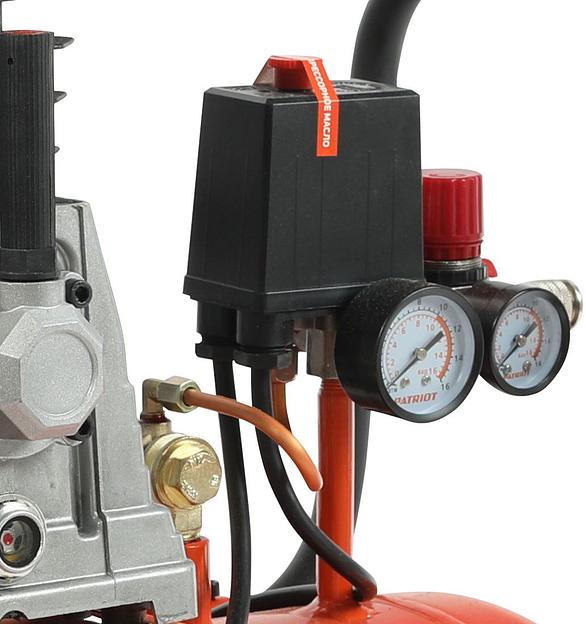 Компрессор поршневой Patriot PTR 50-360I масляный 360л/мин 50л 2200Вт оранжевый фото 5