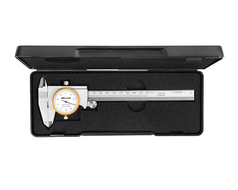Штангенциркуль ШЦК-1-150 0,01 с круг. шкалой пылещазищенный МИК с поверкой фото 2