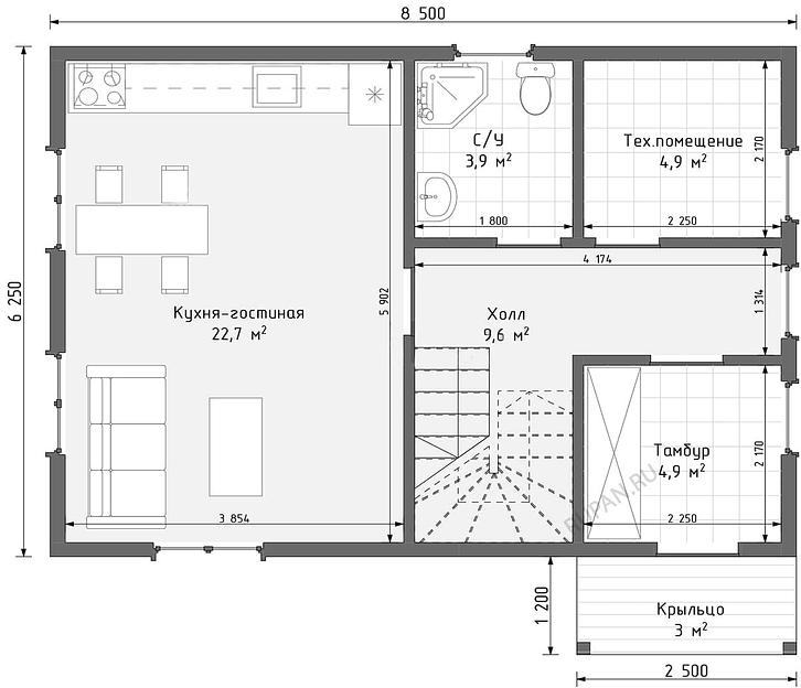 Проект дома «Патерсон +» фото 7