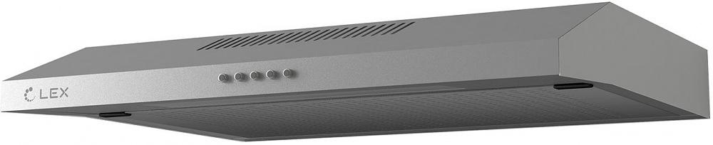 Вытяжка козырьковая Lex S 500 IX нержавеющая сталь управление: кнопочное (1 мотор) фото 1