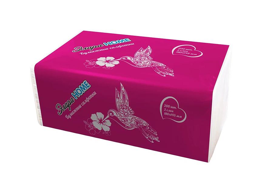 Салфетки бумажные ЭлараHome мягкая пачка, опт фото 2