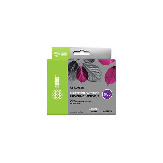 Картридж Cactus CS-LC985M, пурпурный / CS-LC985M фото 1